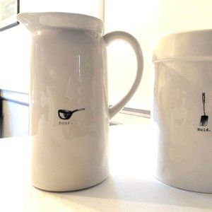 Rae Dunn Icon Pitcher & Utensil Holder